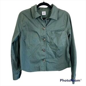 Cabi Crossroads Utility Jacket Army Green Size Small‎